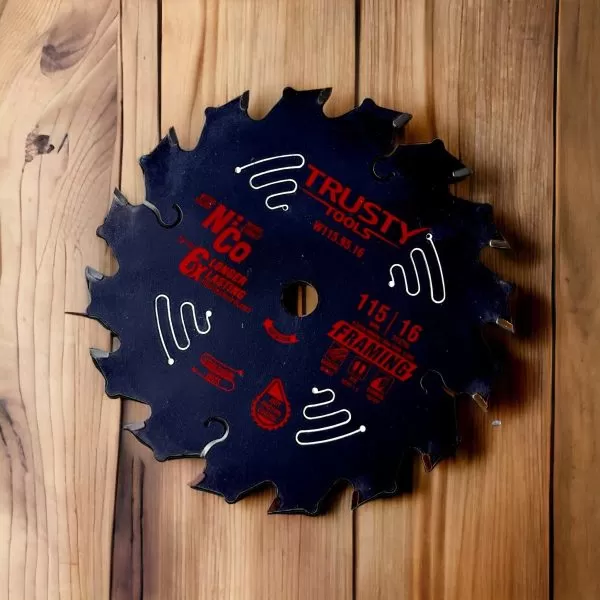 Диск пильный Trusty-Tools Framing по дереву 115х9.5 16T