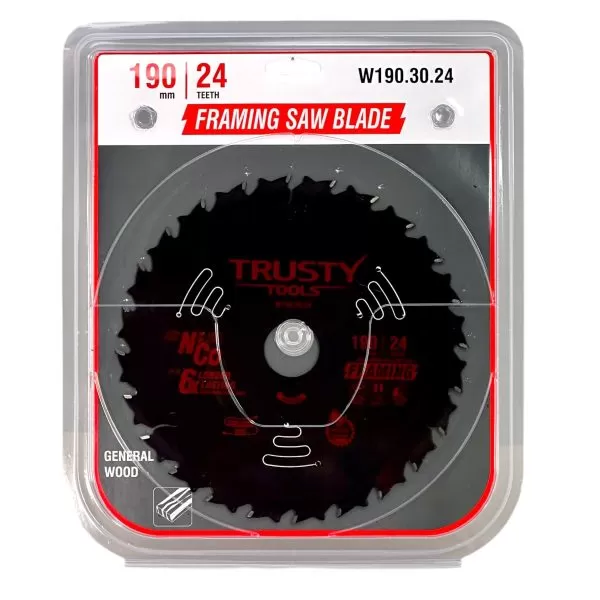 Диск пильный Trusty-Tools Framing по дереву 190х30 24T