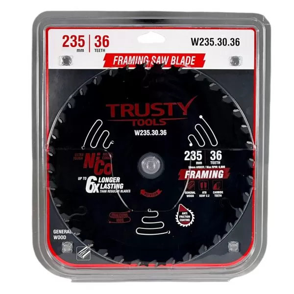 Диск пильный Trusty-Tools Framing по дереву 235х30 36T