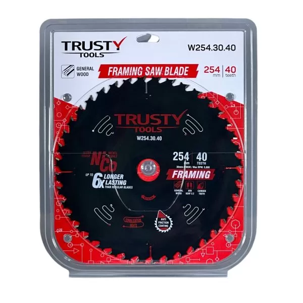 Диск пильный Trusty-Tools Framing по дереву 254х30 40T