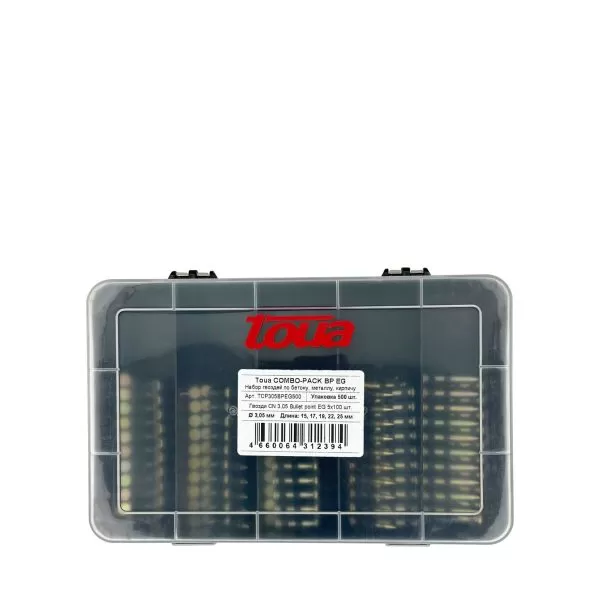 Набор гвоздей по бетону металлу и кирпичу Toua CN ComboPack BP