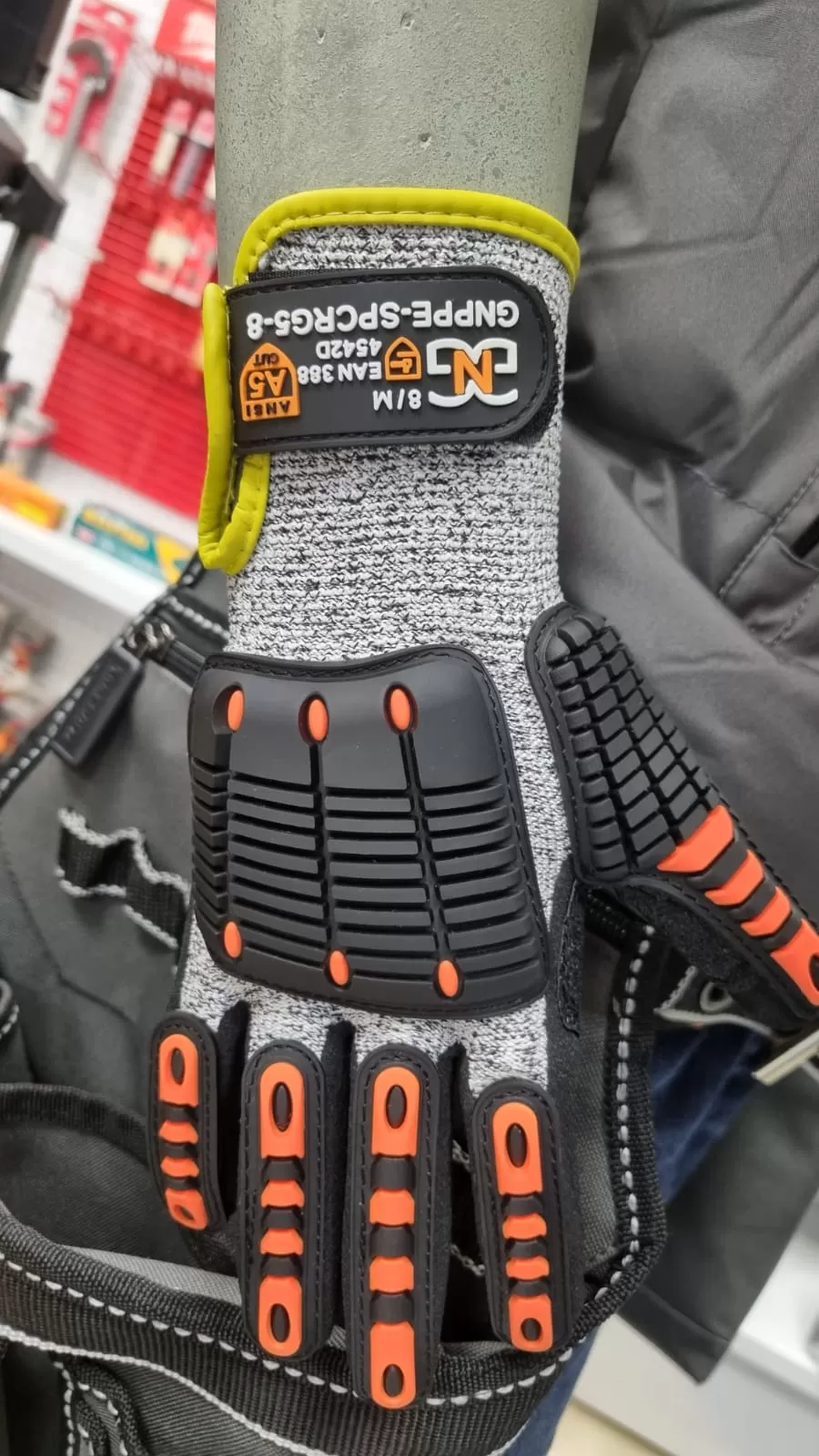 Перчатки с защитой от удара, защита от порезов класс 5