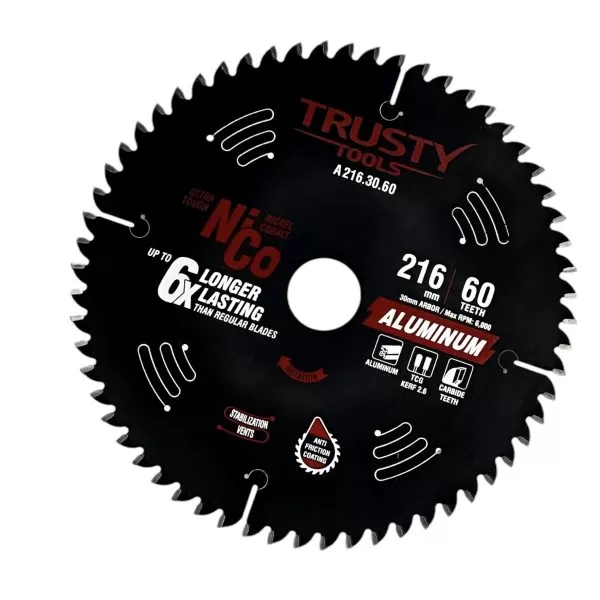 Диск пильный Trusty-Tools Aluminum по алюминию 216х30 60T