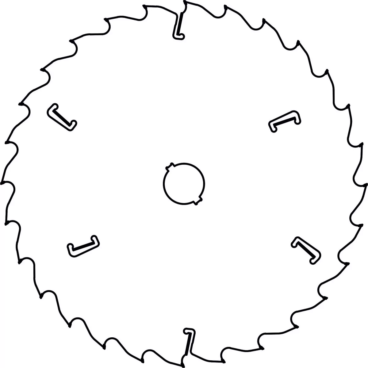 Диск для пилорамы Trusty-Tools 1000х110 28+6T