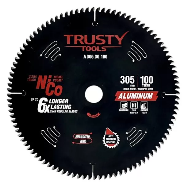 Диск пильный Trusty-Tools Aluminum по алюминию 305х30 100T