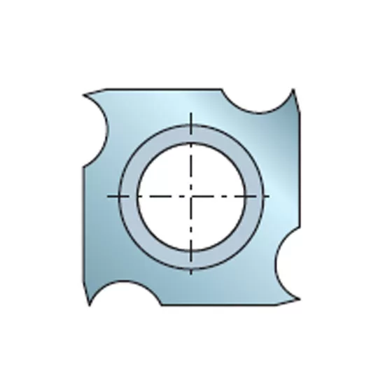 Сменные твердосплавные пазовые ножи. Z=4