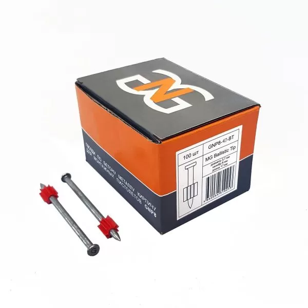 Гвозди по бетону металлу и кирпичу GNP8-47-BT — 100 шт