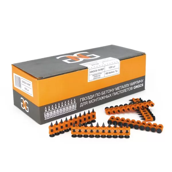 Гвозди по бетону металлу и кирпичу GNGC6-17-RBT — 1000 шт