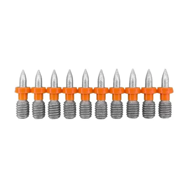 Гвозди-шпильки c резьбой по бетону и металлу GNGM6-8-15-BT