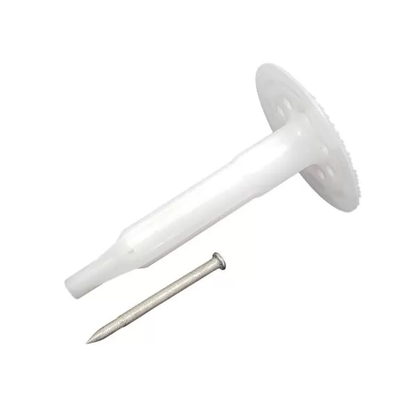 Тарельчатый дюбель с гвоздем для монтажа теплоизоляции GNINR-100-6-IP