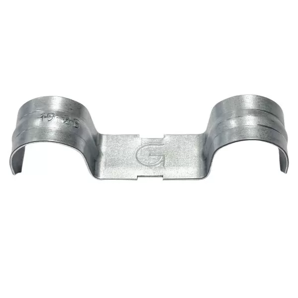 Скоба металлическая однолапковая двойная СМОД 19-20 б/о оцин. (50 шт/уп 12 уп/кор)