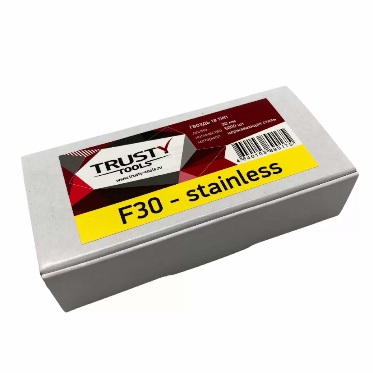 Гвоздь отделочный 18ga 30 мм из нержавеющей стали