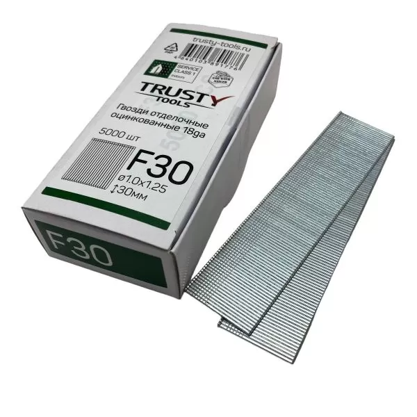 Гвоздь отделочный 18ga 30 мм Trusty