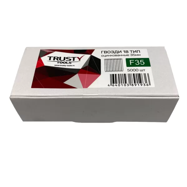 Гвоздь отделочный 18ga 35 мм Trusty