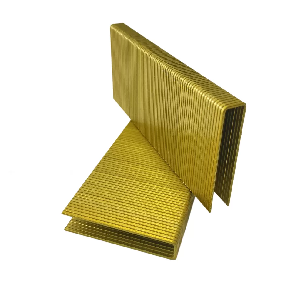 Скоба каркасная среднего сечения оцинкованная тип L — 19 мм