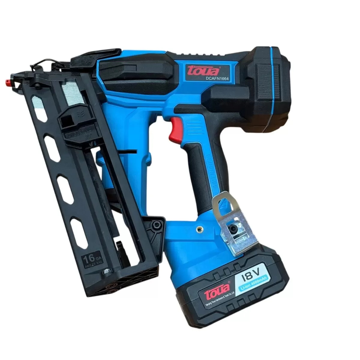 Аккумуляторный отделочный пистолет Toua DCAFN1664